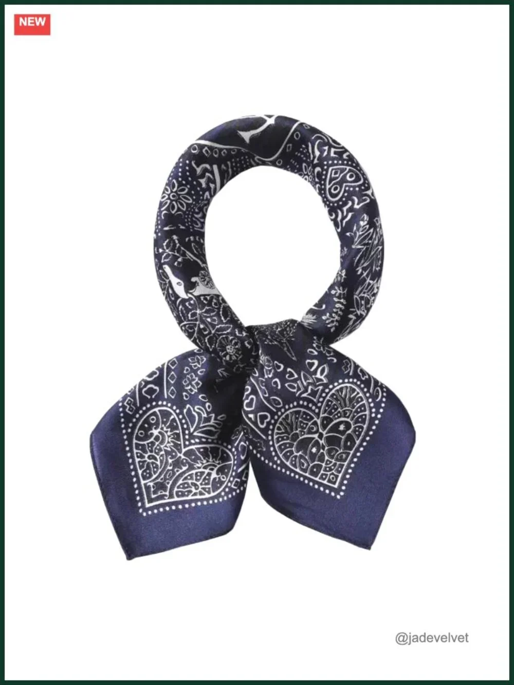100% Pure Mulberry Silk Square Scarf 21x21 Digital Printed Neckerchief